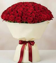Букет 101 Красная роза Милано в Тынде