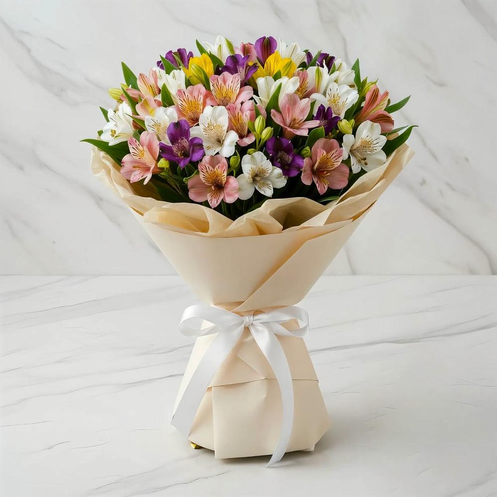 Букет цветов из: Альстромерии в Тынде