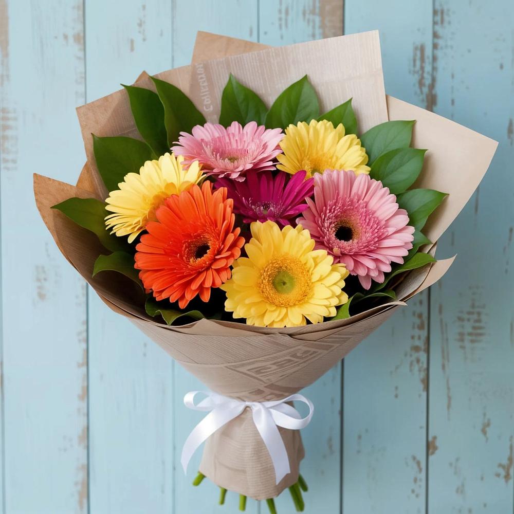 Букет цветов из: Герберы в Тынде
