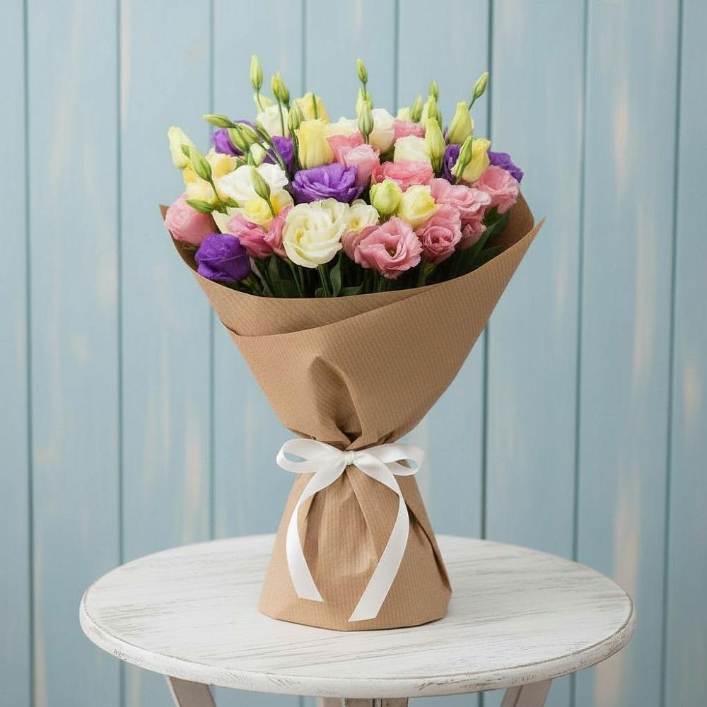 Букет цветов из: Лизиантусы в Тынде