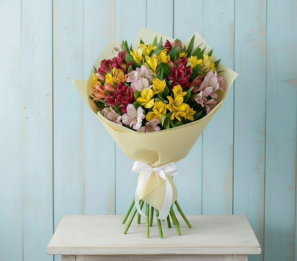 Букет цветов из: Альстромерии в Тынде