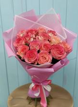 Букет 15 Розовых роз Равель #REPLACE_PRED# Тынде
