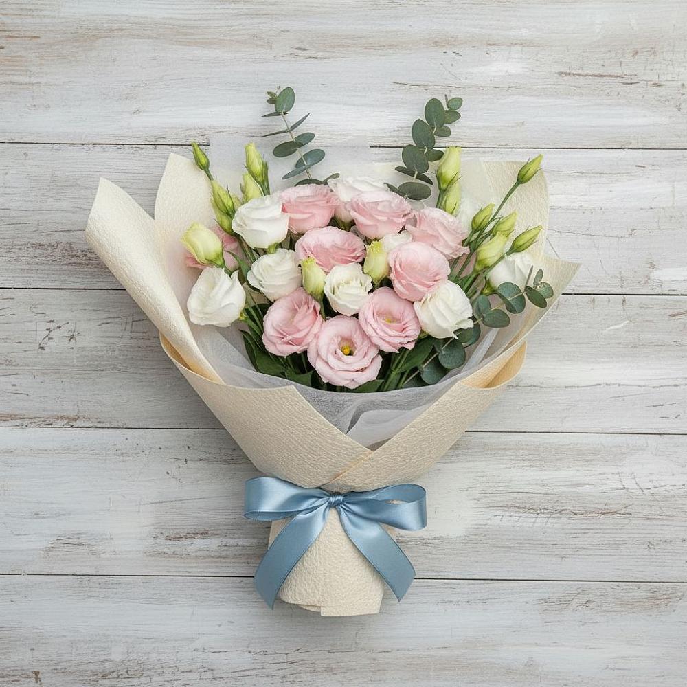 Букет цветов из: Лизиантусы в Тынде